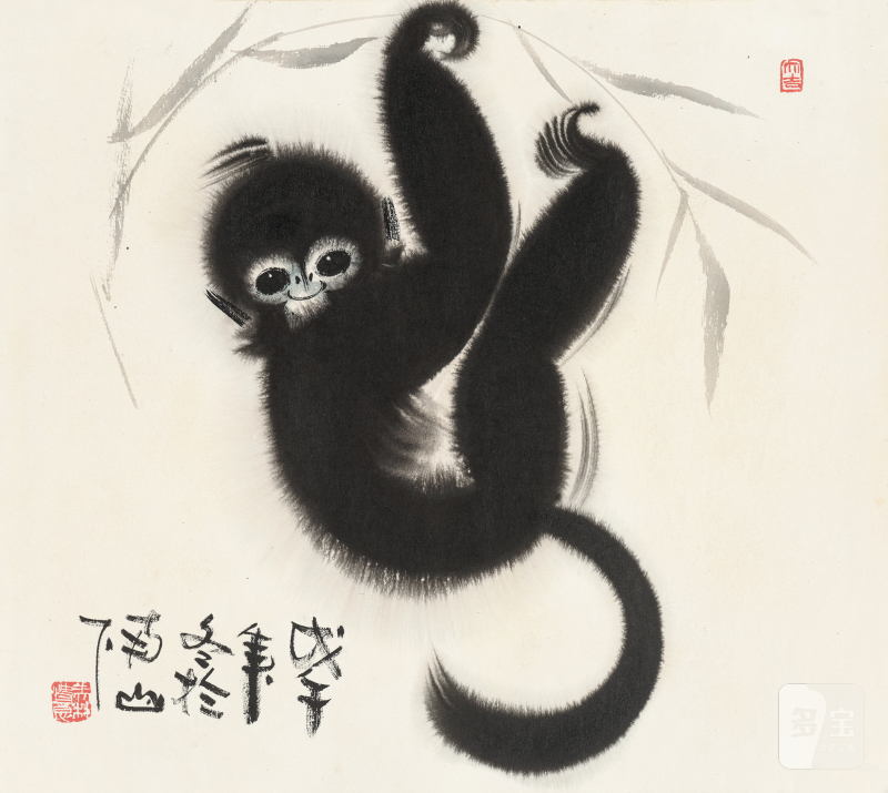 韩美林 b.1936 猴 - 图2